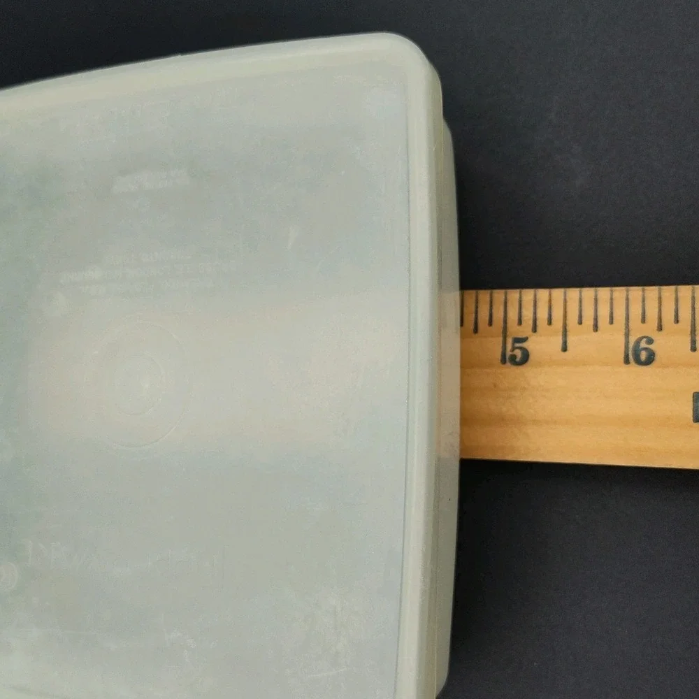 Set-2 TUPPERWARE Square Sandwich Keepers‎ 671-4 Parts Vintage SEE BB24.2GA1287.8